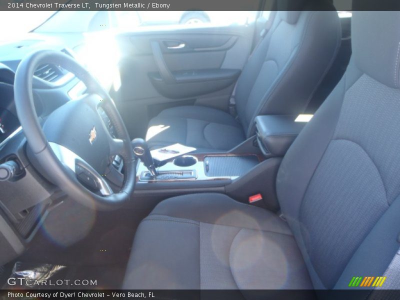 Tungsten Metallic / Ebony 2014 Chevrolet Traverse LT