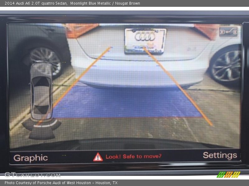 Moonlight Blue Metallic / Nougat Brown 2014 Audi A6 2.0T quattro Sedan