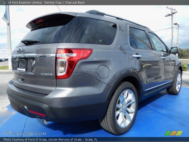 Sterling Gray / Charcoal Black 2014 Ford Explorer Limited