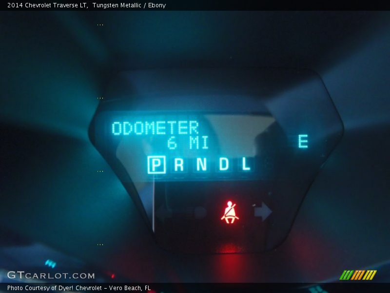 Tungsten Metallic / Ebony 2014 Chevrolet Traverse LT