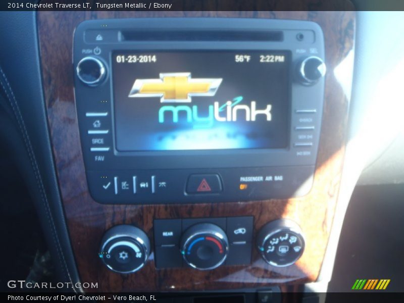 Tungsten Metallic / Ebony 2014 Chevrolet Traverse LT