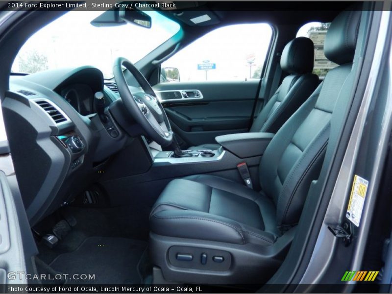  2014 Explorer Limited Charcoal Black Interior