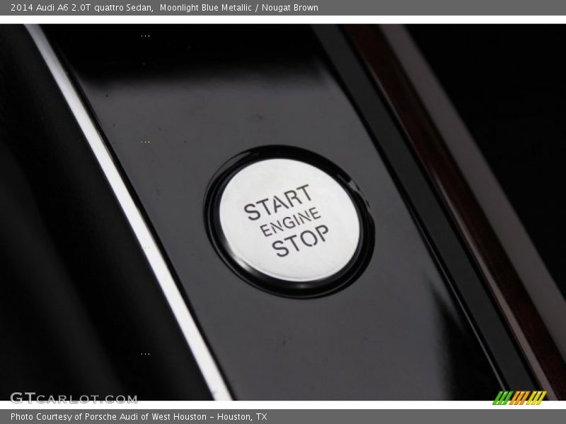 Moonlight Blue Metallic / Nougat Brown 2014 Audi A6 2.0T quattro Sedan