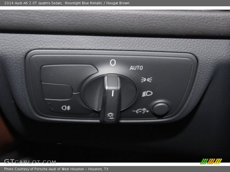 Moonlight Blue Metallic / Nougat Brown 2014 Audi A6 2.0T quattro Sedan