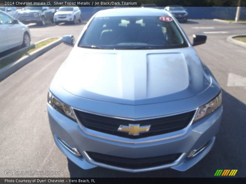 Silver Topaz Metallic / Jet Black/Dark Titanium 2014 Chevrolet Impala LS