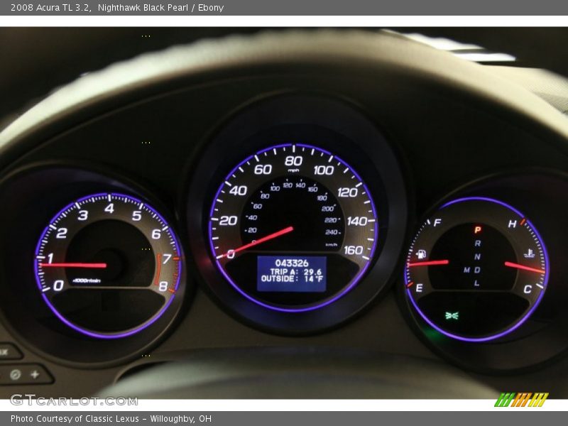 Nighthawk Black Pearl / Ebony 2008 Acura TL 3.2