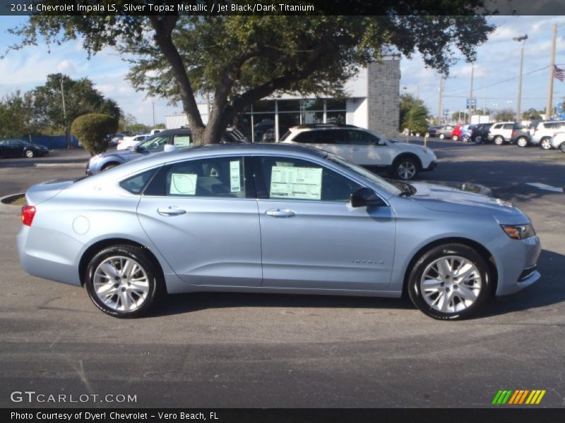Silver Topaz Metallic / Jet Black/Dark Titanium 2014 Chevrolet Impala LS