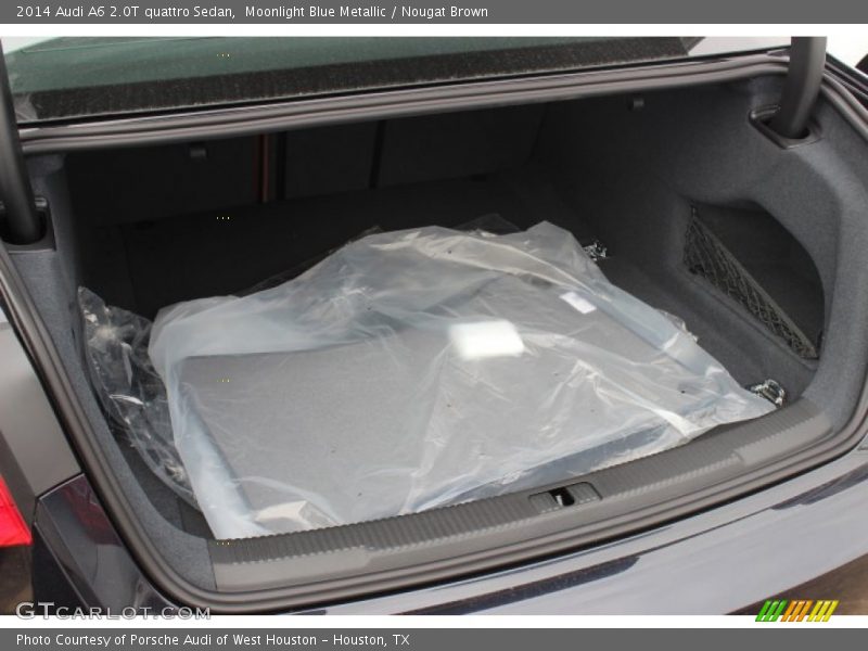 Moonlight Blue Metallic / Nougat Brown 2014 Audi A6 2.0T quattro Sedan