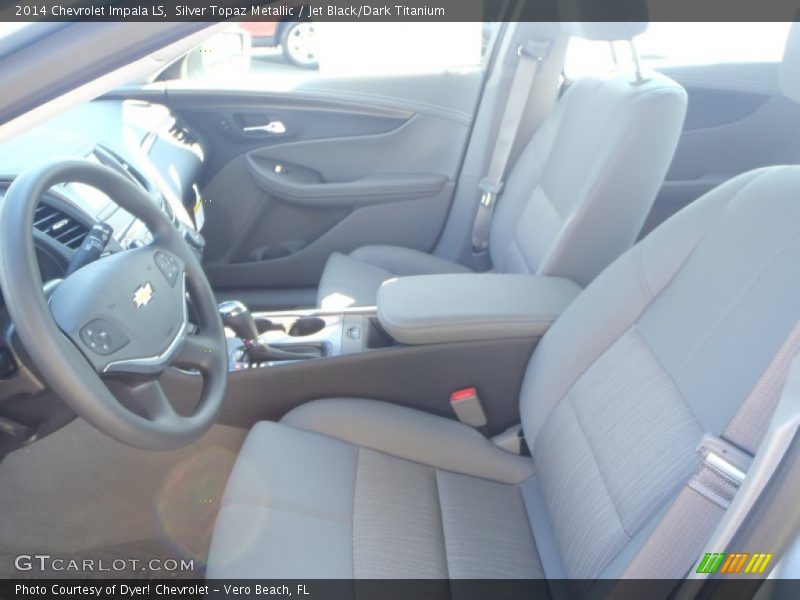 Silver Topaz Metallic / Jet Black/Dark Titanium 2014 Chevrolet Impala LS