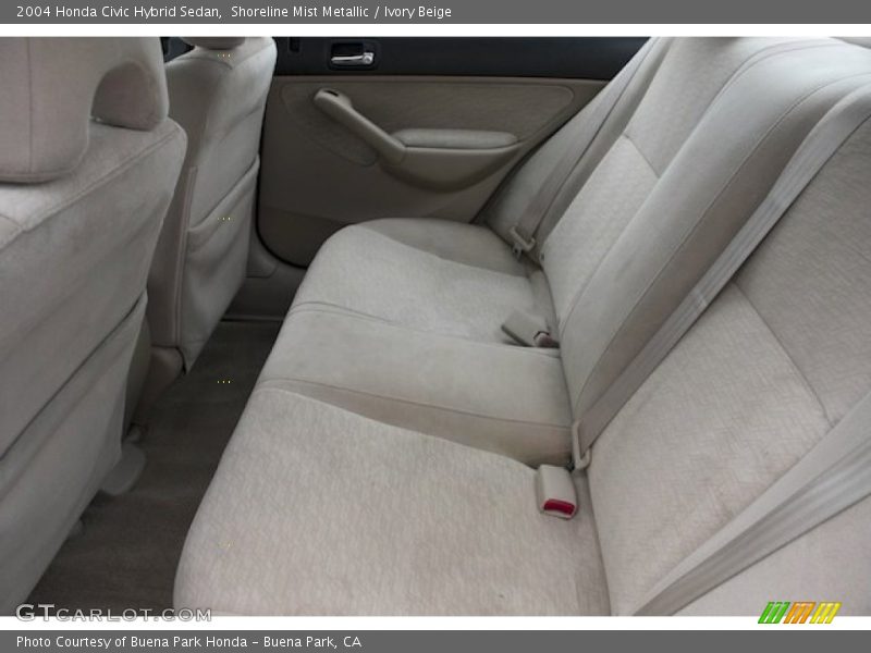 Rear Seat of 2004 Civic Hybrid Sedan