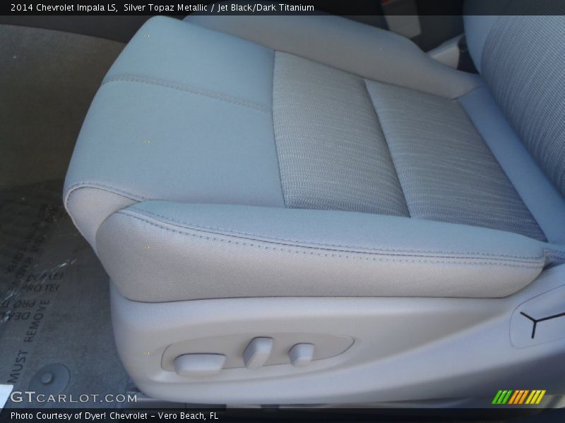 Silver Topaz Metallic / Jet Black/Dark Titanium 2014 Chevrolet Impala LS