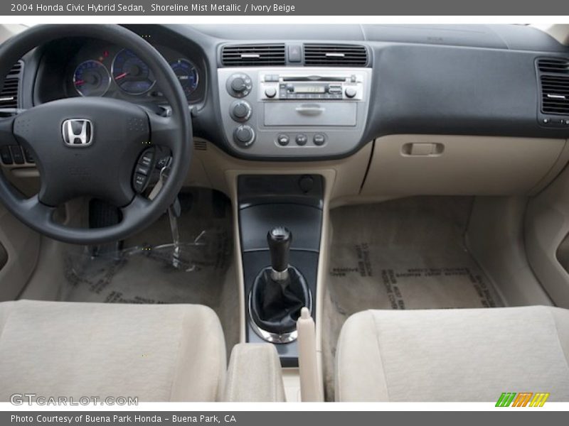 Dashboard of 2004 Civic Hybrid Sedan