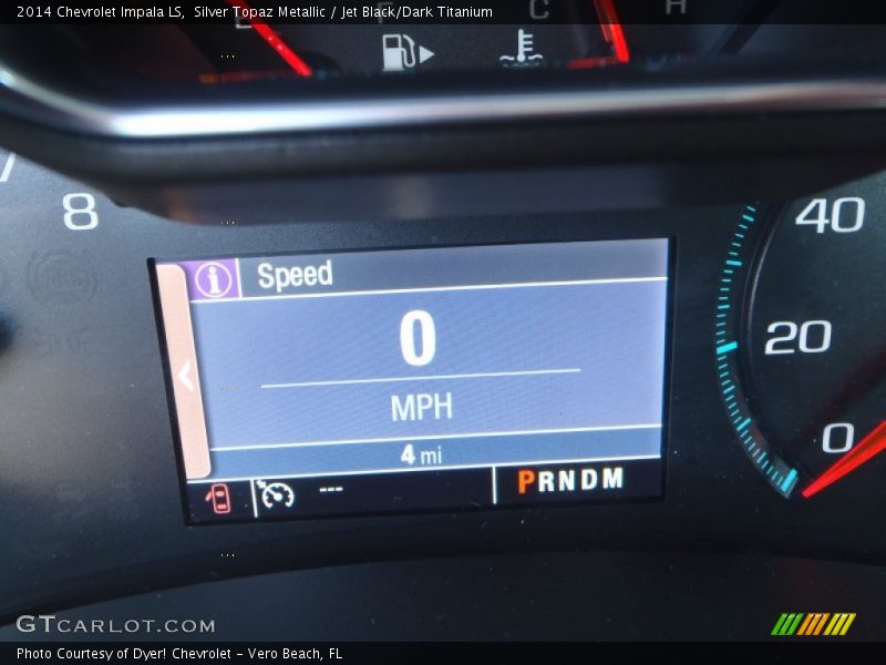 Silver Topaz Metallic / Jet Black/Dark Titanium 2014 Chevrolet Impala LS