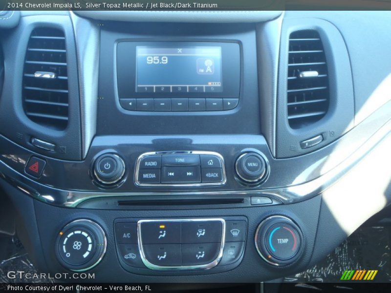 Silver Topaz Metallic / Jet Black/Dark Titanium 2014 Chevrolet Impala LS
