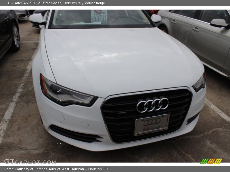 Ibis White / Velvet Beige 2014 Audi A6 2.0T quattro Sedan