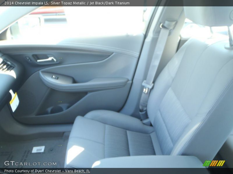 Silver Topaz Metallic / Jet Black/Dark Titanium 2014 Chevrolet Impala LS