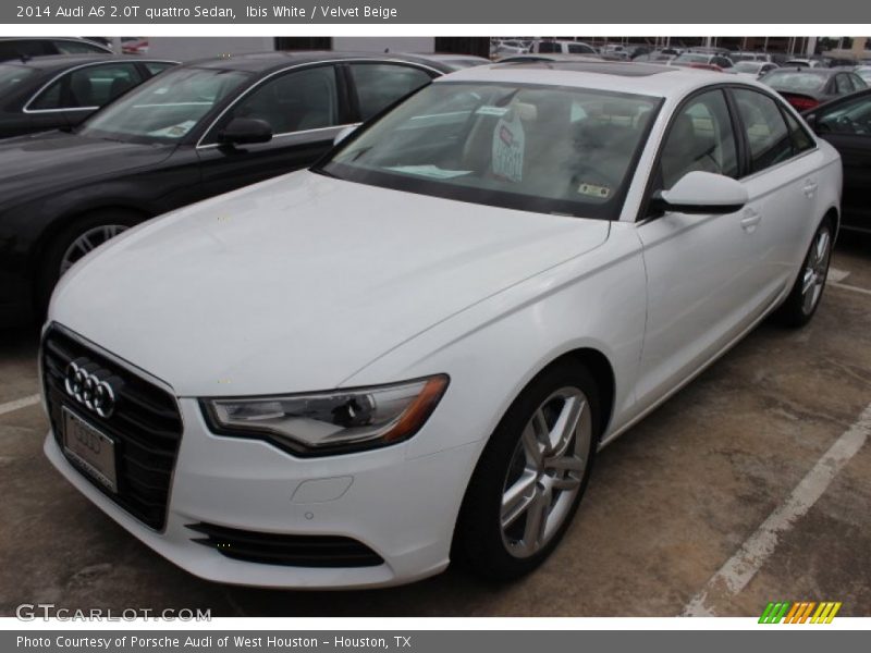 Ibis White / Velvet Beige 2014 Audi A6 2.0T quattro Sedan