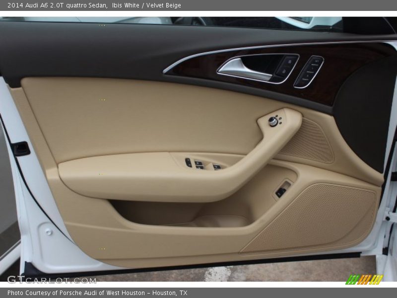 Ibis White / Velvet Beige 2014 Audi A6 2.0T quattro Sedan
