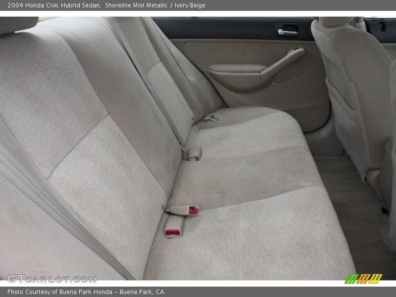 Shoreline Mist Metallic / Ivory Beige 2004 Honda Civic Hybrid Sedan