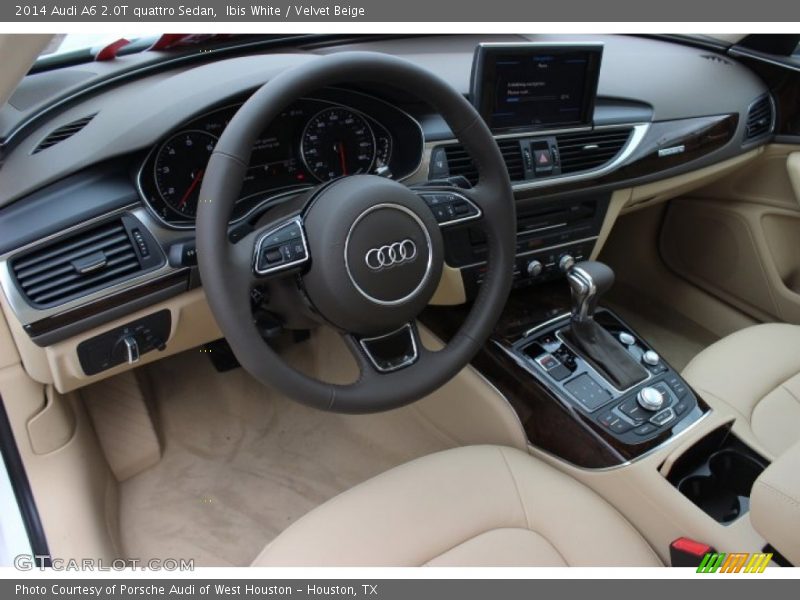 Ibis White / Velvet Beige 2014 Audi A6 2.0T quattro Sedan