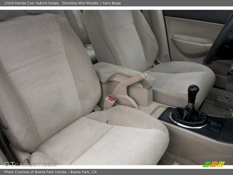 Shoreline Mist Metallic / Ivory Beige 2004 Honda Civic Hybrid Sedan