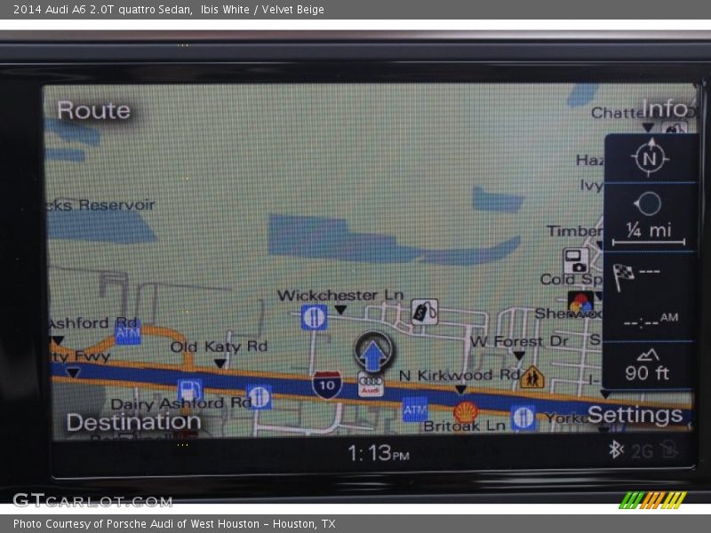 Ibis White / Velvet Beige 2014 Audi A6 2.0T quattro Sedan