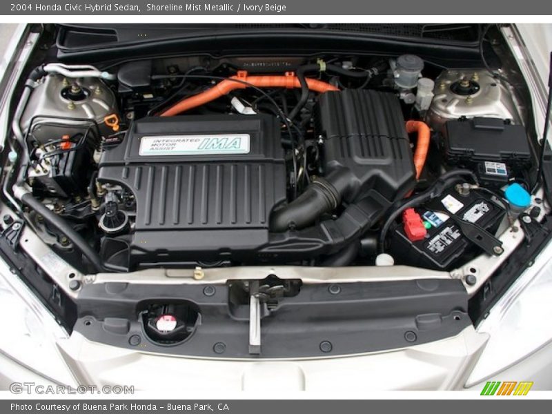  2004 Civic Hybrid Sedan Engine - 1.3L SOHC 8V i-VTEC 4 Cylinder IMA Gasoline/Electric Hybrid