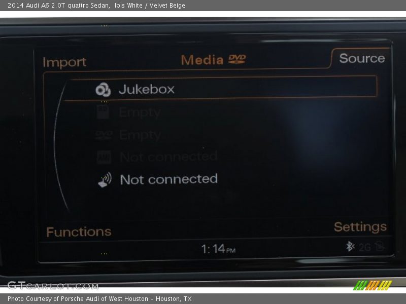 Ibis White / Velvet Beige 2014 Audi A6 2.0T quattro Sedan