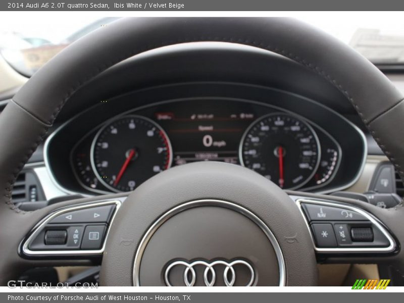 Ibis White / Velvet Beige 2014 Audi A6 2.0T quattro Sedan