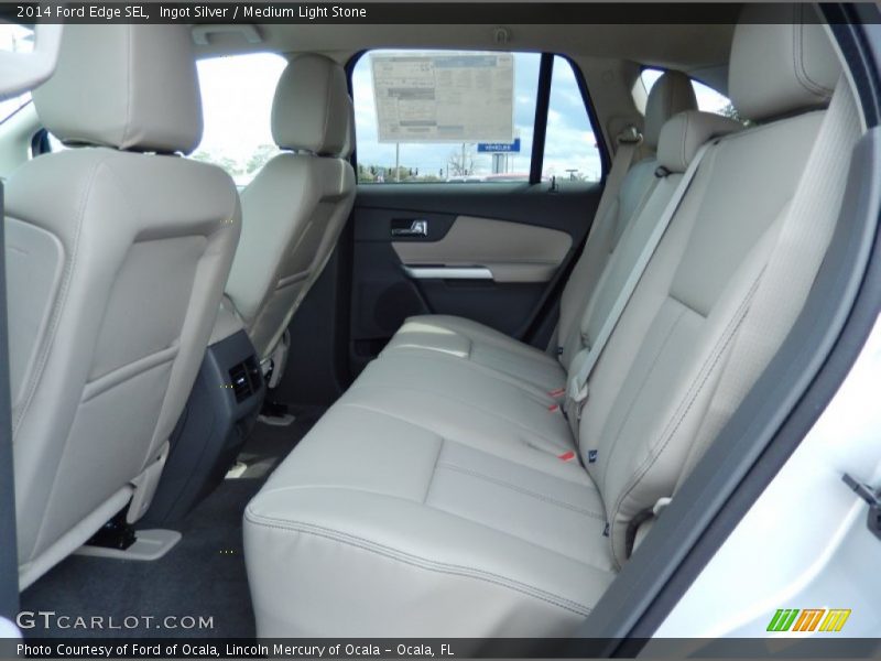 Ingot Silver / Medium Light Stone 2014 Ford Edge SEL