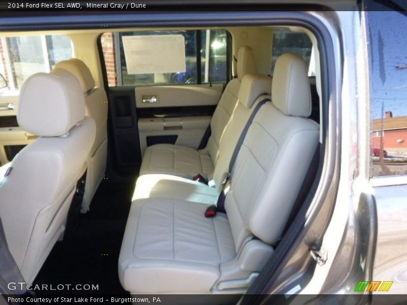 Mineral Gray / Dune 2014 Ford Flex SEL AWD