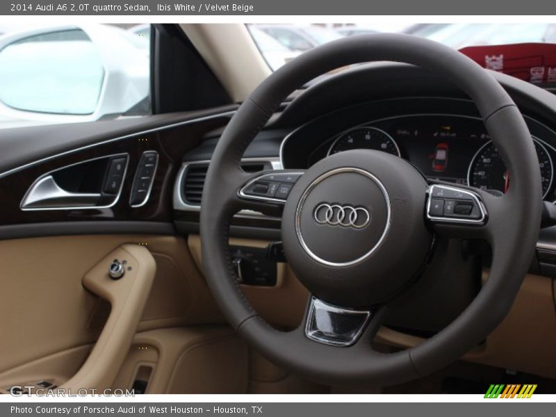 Ibis White / Velvet Beige 2014 Audi A6 2.0T quattro Sedan