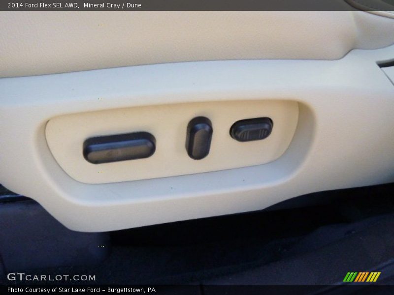 Mineral Gray / Dune 2014 Ford Flex SEL AWD