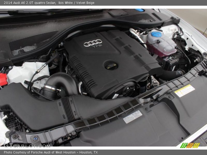 Ibis White / Velvet Beige 2014 Audi A6 2.0T quattro Sedan
