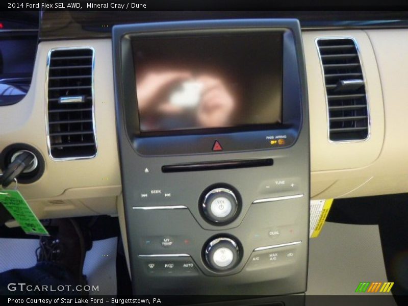 Mineral Gray / Dune 2014 Ford Flex SEL AWD