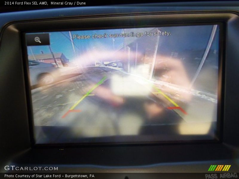 Mineral Gray / Dune 2014 Ford Flex SEL AWD