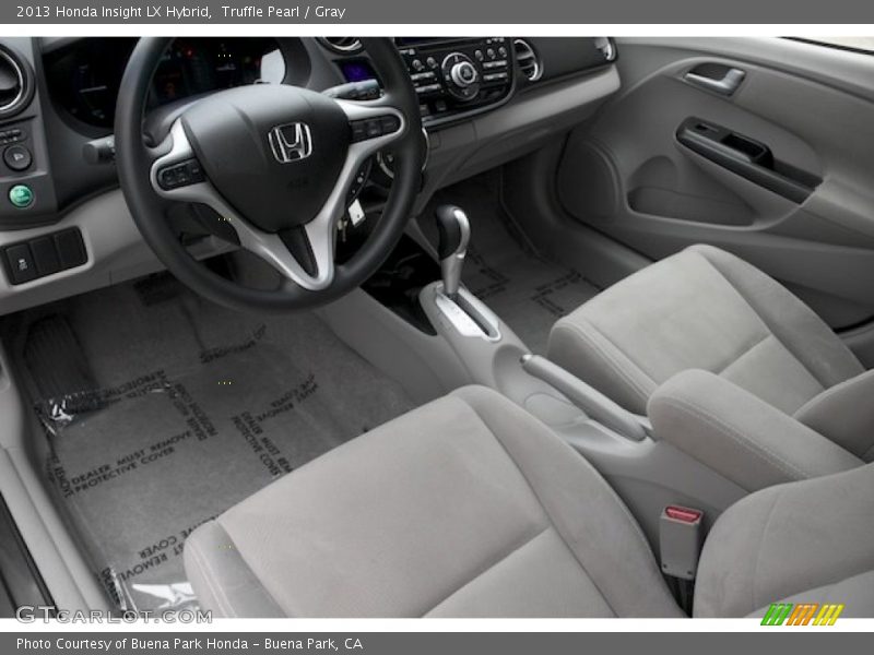 Gray Interior - 2013 Insight LX Hybrid 