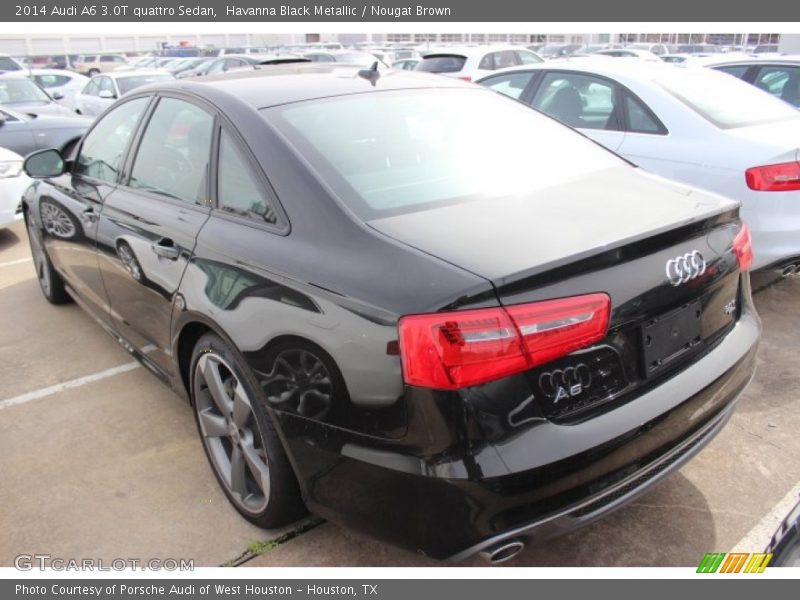 Havanna Black Metallic / Nougat Brown 2014 Audi A6 3.0T quattro Sedan