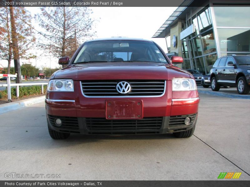 Colorado Red Pearl / Beige 2003 Volkswagen Passat GLS Sedan