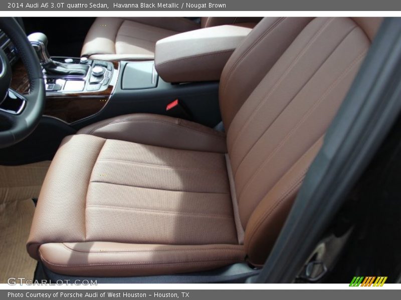 Havanna Black Metallic / Nougat Brown 2014 Audi A6 3.0T quattro Sedan