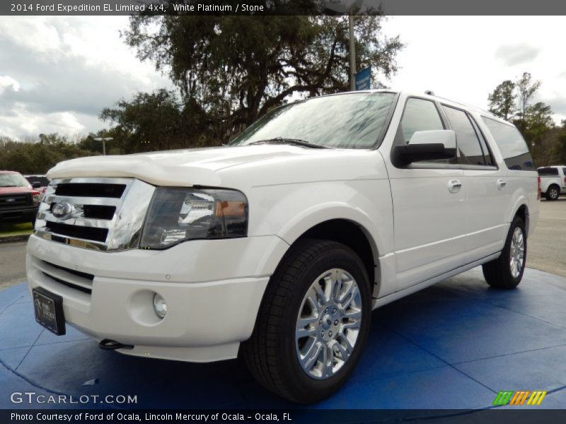 White Platinum / Stone 2014 Ford Expedition EL Limited 4x4