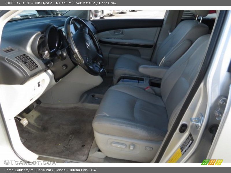 Millenium Silver Metallic / Light Gray 2008 Lexus RX 400h Hybrid