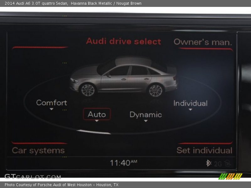 Havanna Black Metallic / Nougat Brown 2014 Audi A6 3.0T quattro Sedan