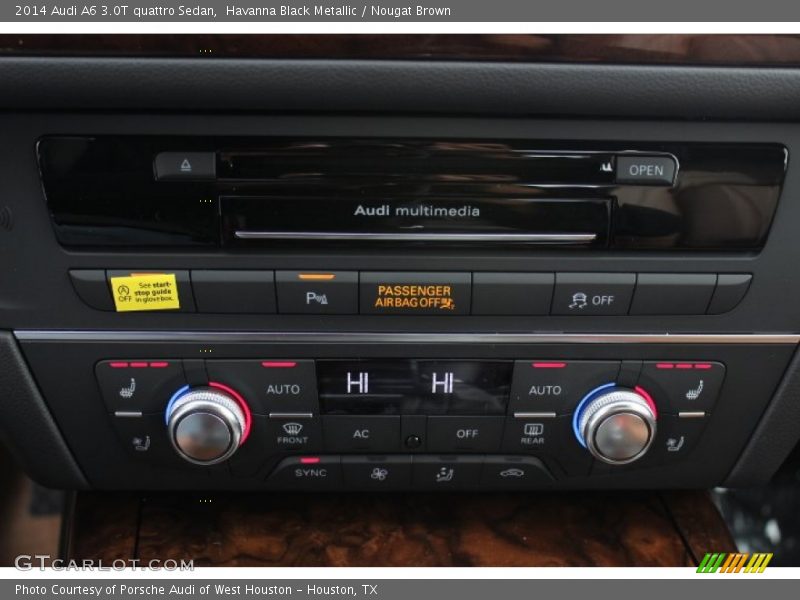 Havanna Black Metallic / Nougat Brown 2014 Audi A6 3.0T quattro Sedan