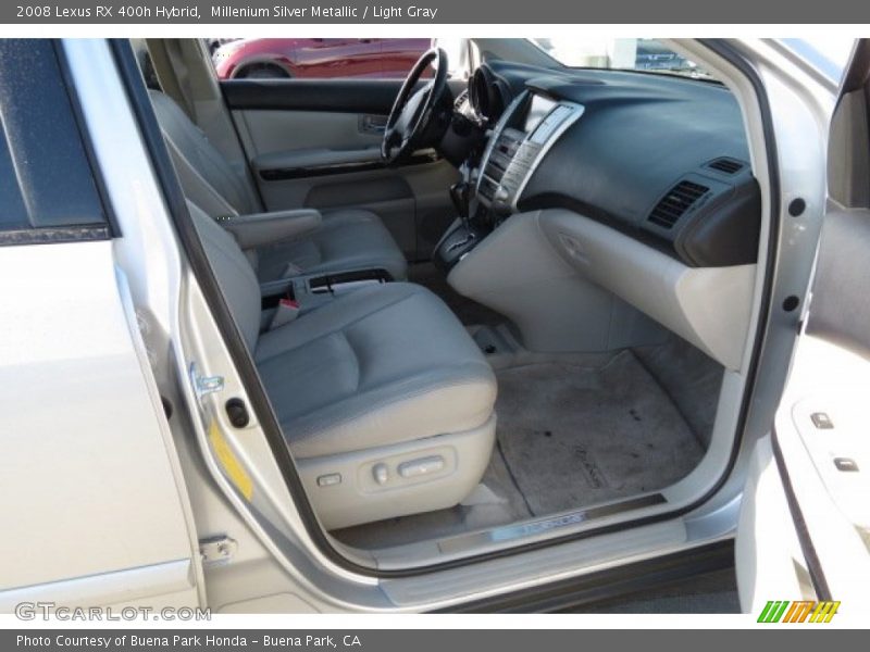 Millenium Silver Metallic / Light Gray 2008 Lexus RX 400h Hybrid