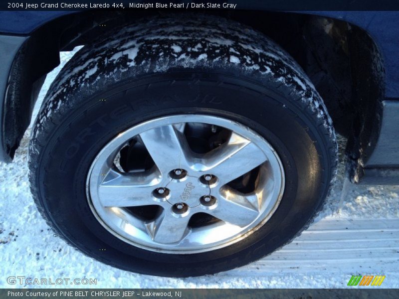 Midnight Blue Pearl / Dark Slate Gray 2004 Jeep Grand Cherokee Laredo 4x4