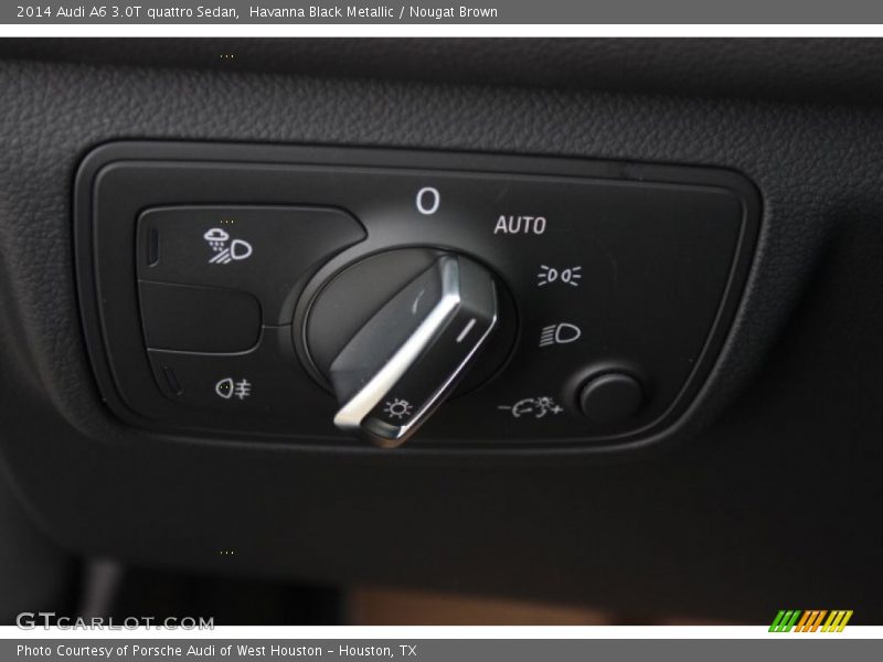 Havanna Black Metallic / Nougat Brown 2014 Audi A6 3.0T quattro Sedan
