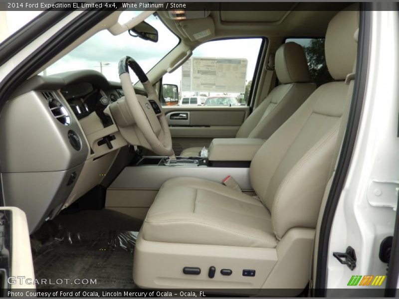 Front Seat of 2014 Expedition EL Limited 4x4