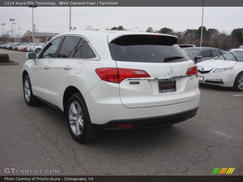 White Diamond Pearl / Parchment 2014 Acura RDX Technology