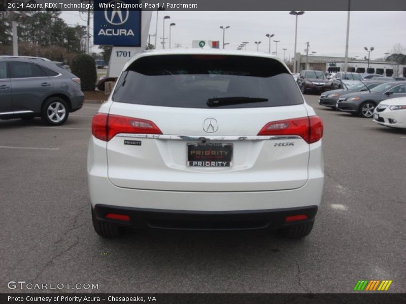 White Diamond Pearl / Parchment 2014 Acura RDX Technology